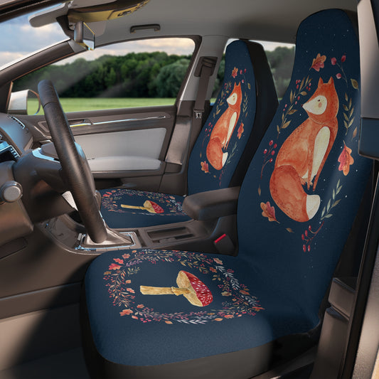 The Mushroom Fox - Car Seat Covers