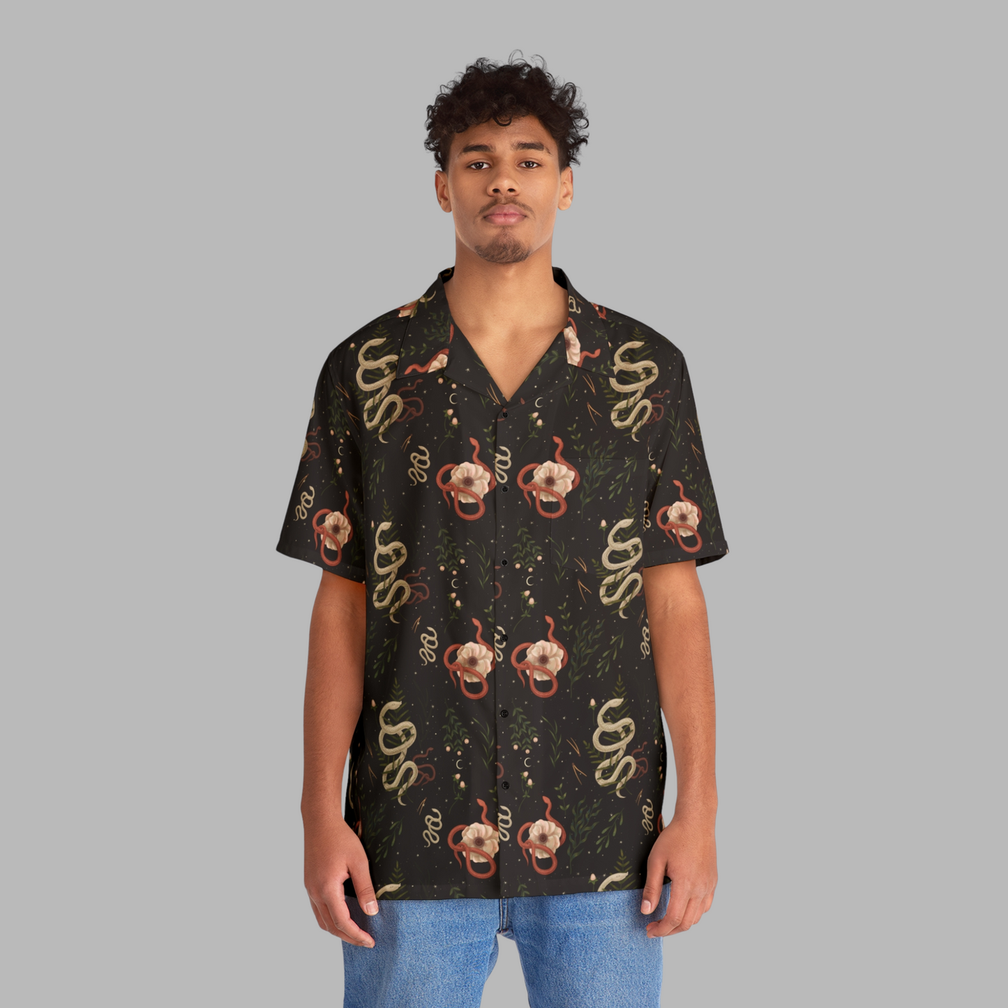 Mystic Forest Men's Hawaiian Shirt