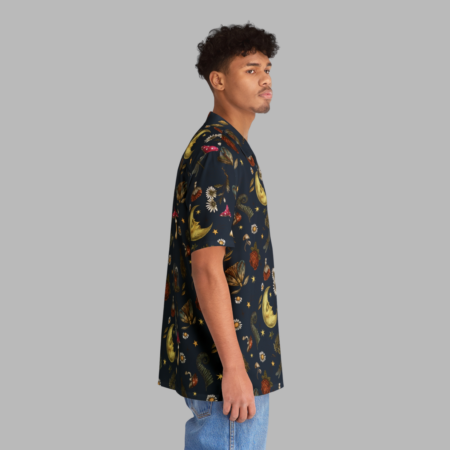 Tales of Night Forest Men's Hawaiian Shirt