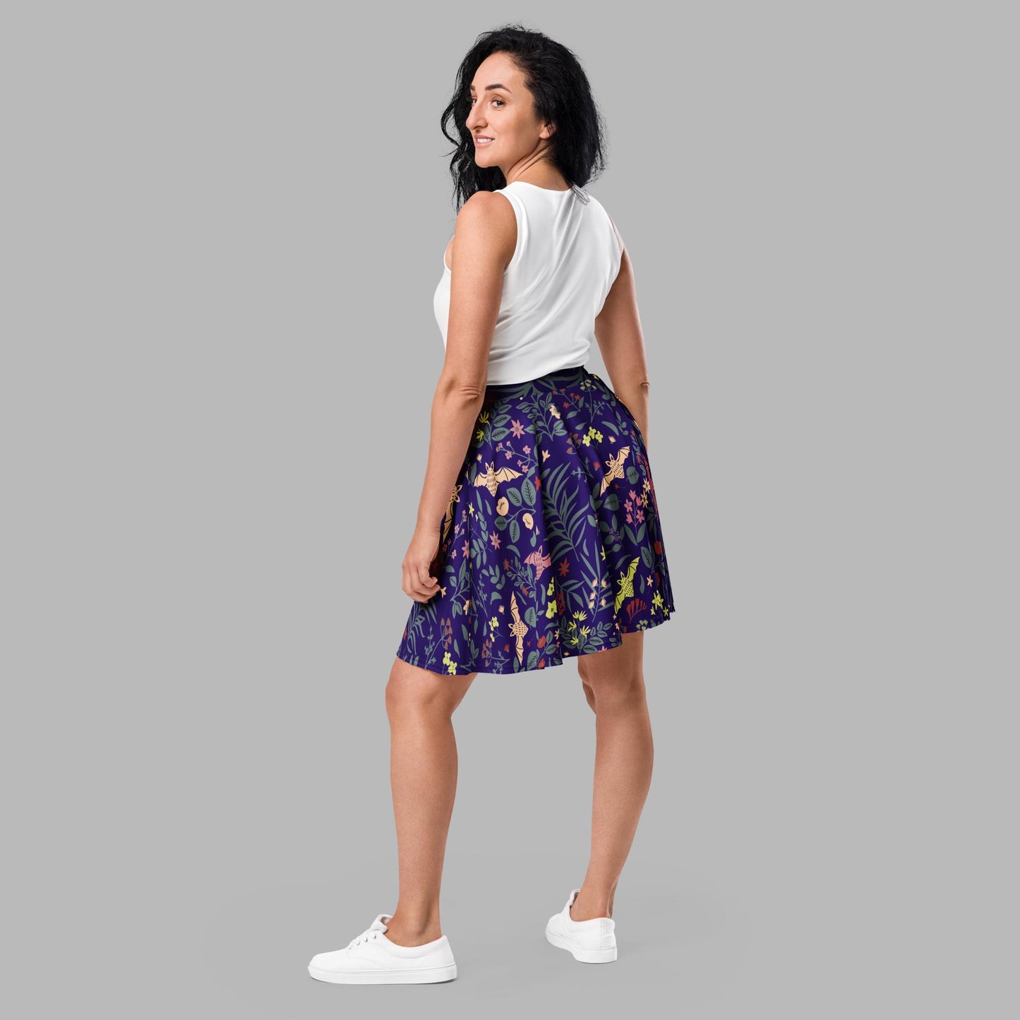 Boho Bats Skater Skirt