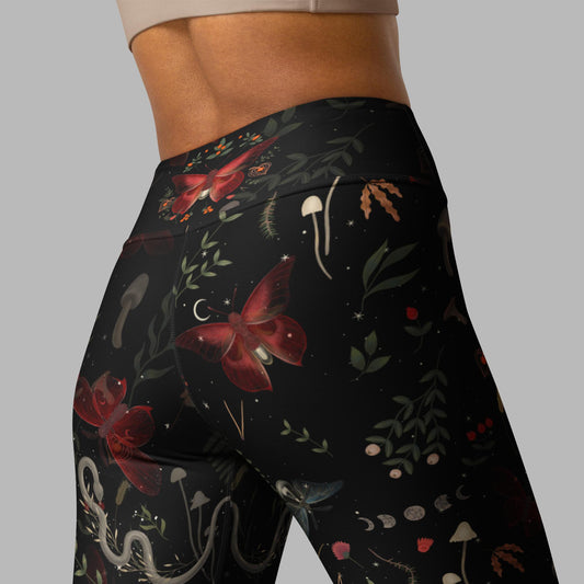 Mystic Forest Yoga Leggings (asymmetrical)