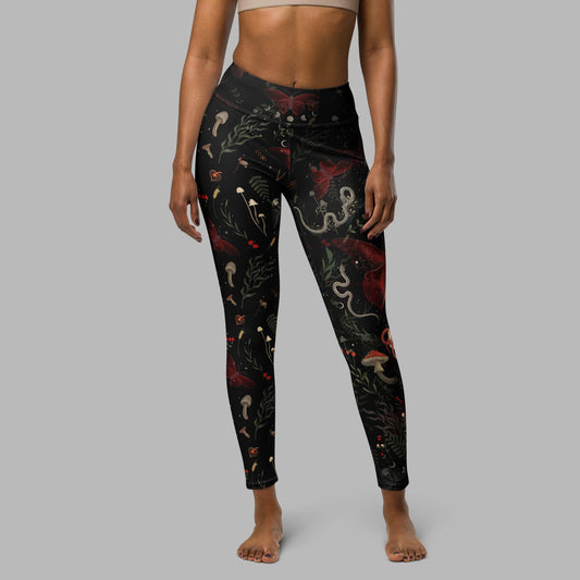 Mystic Forest Yoga Leggings (asymmetrical)